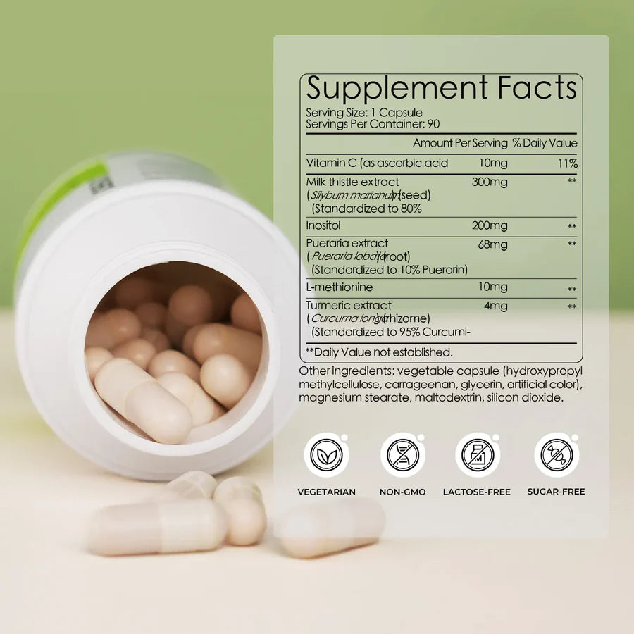 Milk Thistle 300mg, Liver Detox & Repair Support
